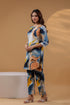 Abstract Printed Pure Cotton Tunic With Trouser